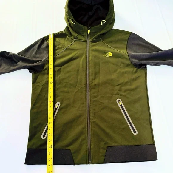 The North Face Mens Rain Jacket, Size M, Dark Army Green - Picture 7 of 11